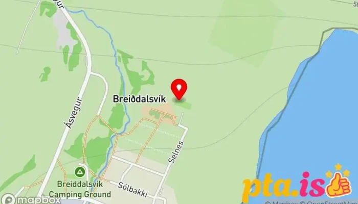 Sundlaugin Breiddalsvik Kort - Breiðdalsvík