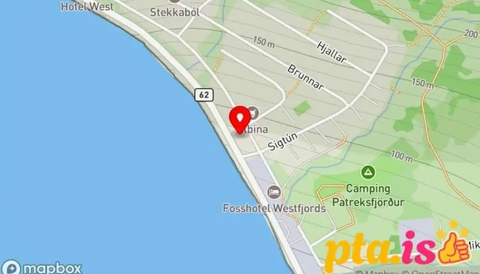 Syslumadurinn A Patreksfirdi Kort - Patreksfjörður