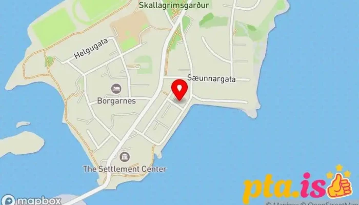 kort yfir Sýslumaðurinn í Borgarnesi Stjórnvöld í Borgarnes
