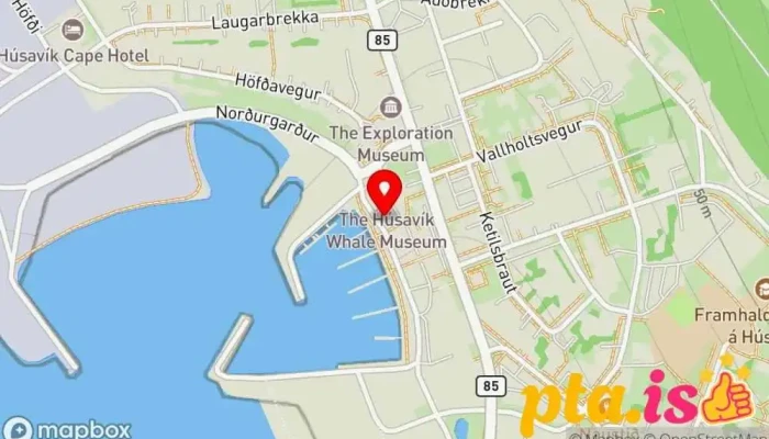 kort yfir Þekkingarnet Þingeyinga Menntastofnun í Húsavík