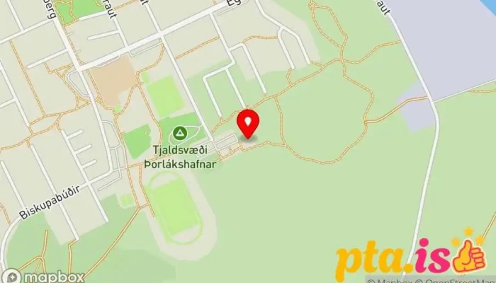 kort yfir Þorlákskirkja Kirkja í Keflavík