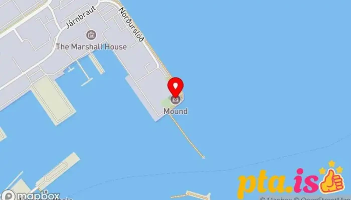 kort yfir Þúfa Ferðamannastaður í Reykjavík