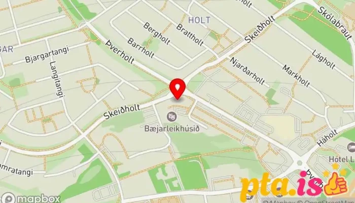 kort yfir Þverholt 29 Fjölbýlishús í Mosfellsbær