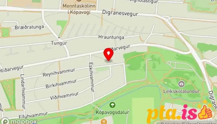 Tofrahurd Tonlistarbokautgafu Kort - Kópavogur