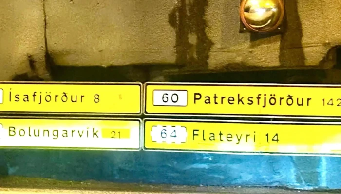 Tunnel From Isafjodur To Onundarfjordur Vestfjarðavegur - Vestfjarðavegur