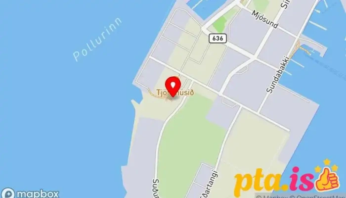 kort yfir Upplýsingamiðstöð ferðamanna Upplýsingamiðstöð ferðamanna í Ísafjörður