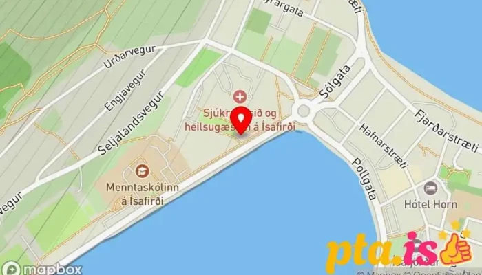 kort yfir úr álögum  í Ísafjörður