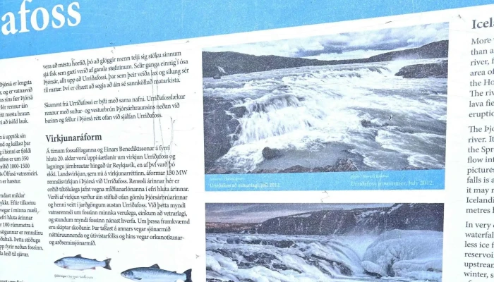 Urridafoss Myndir - Urriðafossvegur