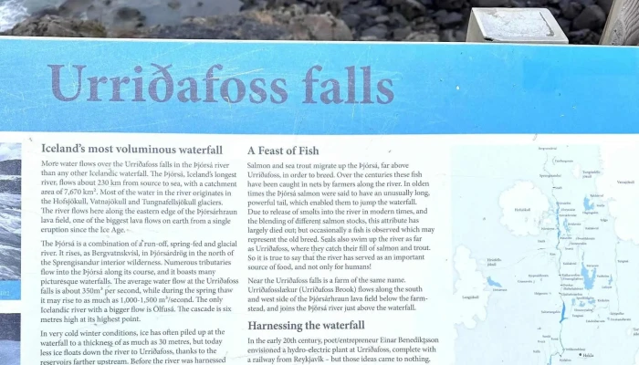 Urridafoss Opið Nuna - Urriðafossvegur
