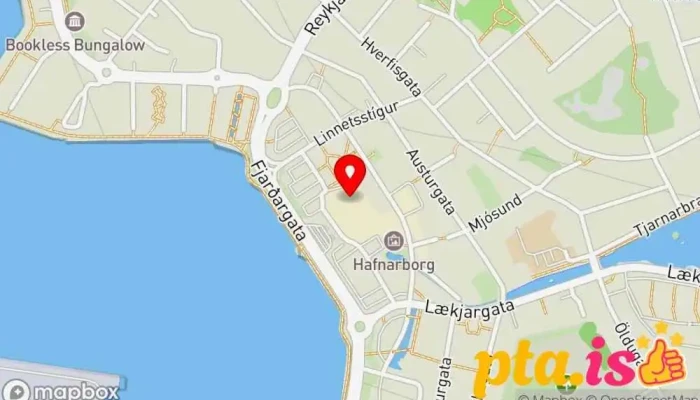 kort yfir Útfararstofa Hafnarfjarðar Útfararstofnun í Hafnarfjörður