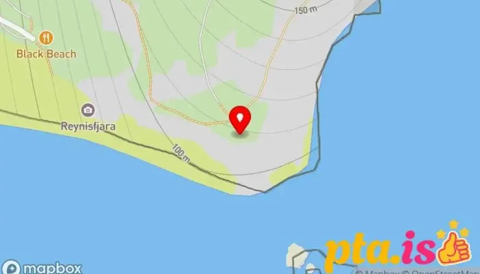 Utsynisstadur Yfir Reynisfjoru Og Dyrholaey Kort - Vík