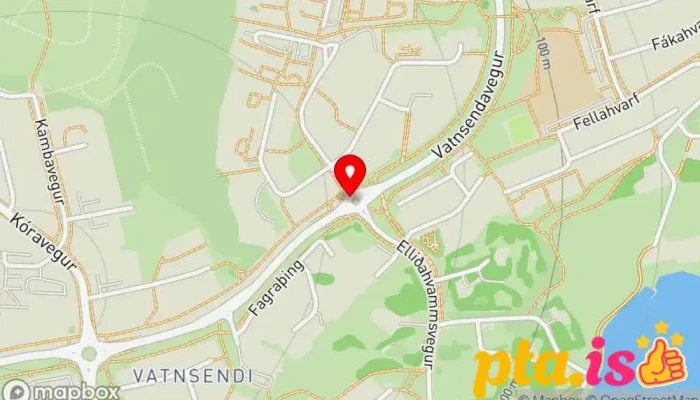 Vatnsendi -  Kort - Kópavogur