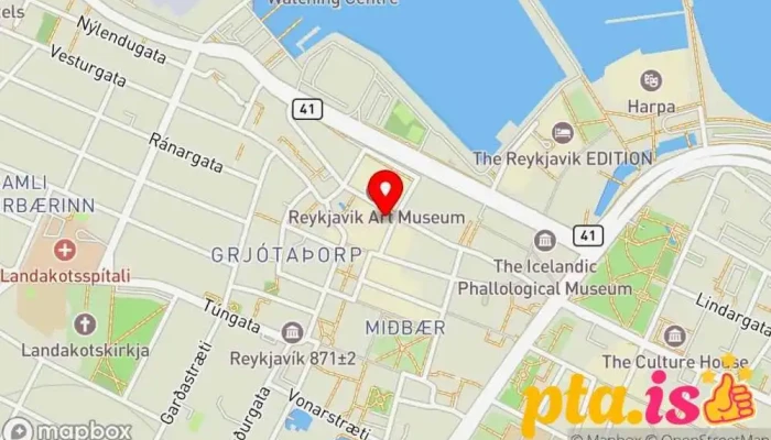 kort yfir Veganæs Vegan-veitingastaður í Reykjavík