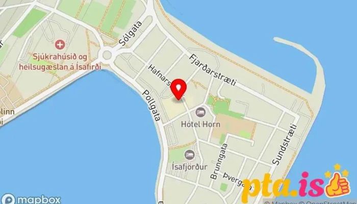 kort yfir Verkalýðsfélag Vestfirðinga Stéttarfélag í Ísafjörður