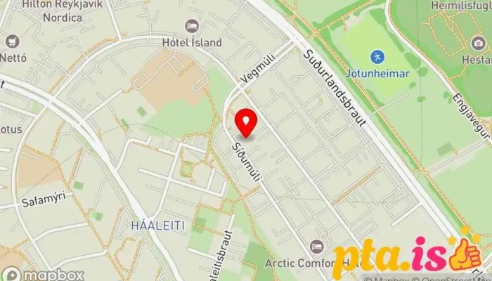 Vidhaldskerfid Kort - Reykjavík