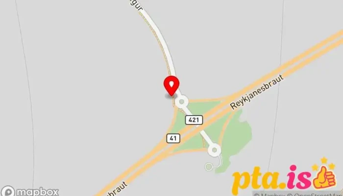 kort yfir Vogaafleggjari Bus stop í 