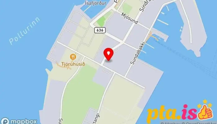 kort yfir West Travel / Vestfirskar Ævintýraferðir Rútufyrirtæki í Ísafjörður