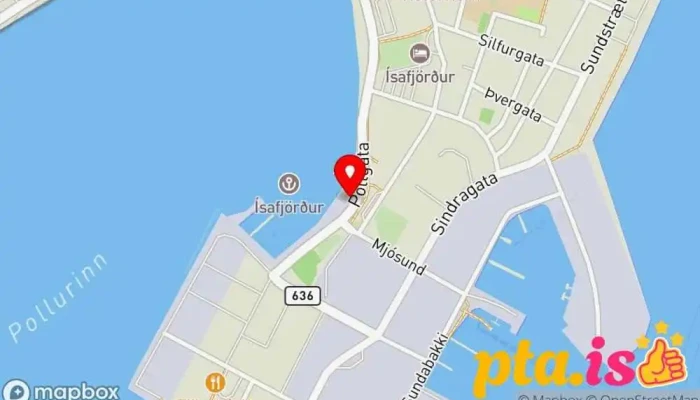 kort yfir Westfjords Safari Ferðaskrifstofa í Ísafjörður