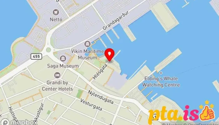 kort yfir Your Friend In Reykjavik Ferðaþjónustufyrirtæki, Ferðaskrifstofa í Reykjavík