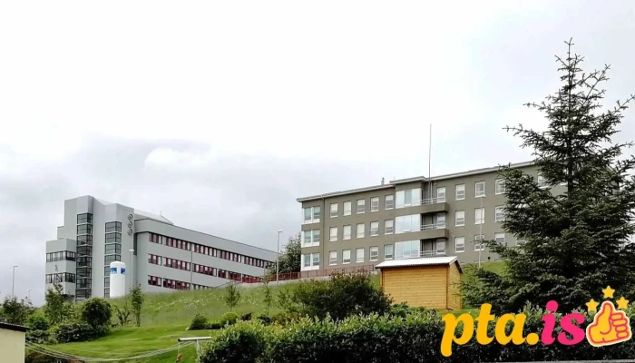 Þyrlulendingarsvæði sjúkrahússins - Akureyri